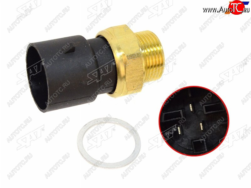 669 р. Датчик температуры ОЖ OPEL ASTRA F 91-01 CORSA AB 82-00 VECTRA AB 88-03 SAT ST-206-0046  с доставкой в г. Пермь
