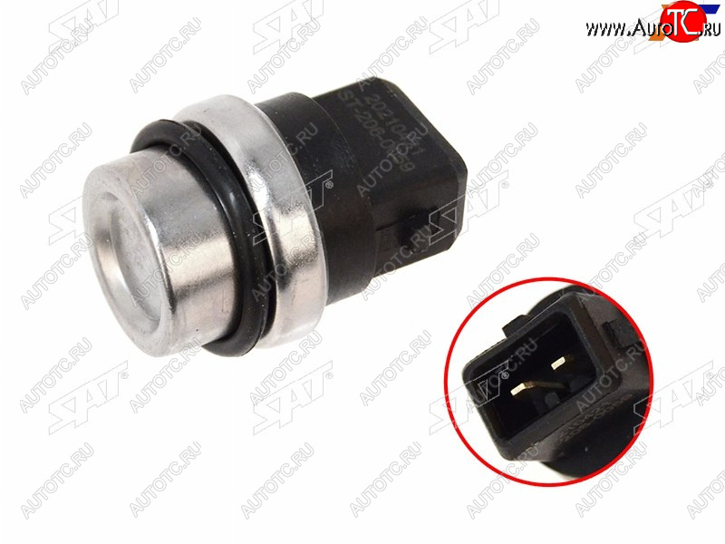 339 р. Датчик температуры ОЖ VW POLO 85-94GOLF 2,3AUDI 80 87-94 SAT ST-206-0059  с доставкой в г. Пермь