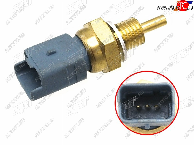 207 р. Датчик температуры ОЖ PEUGEOT 206 02-08 207 07-12 306 97-02 02-10 3074 00-10 BOXER 94-02 SAT ST-206-0081  с доставкой в г. Пермь