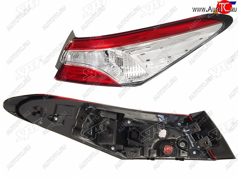 6 449 р. Фонарь задний правый SAT Toyota Camry XV70 дорестайлинг (2017-2021)  с доставкой в г. Пермь