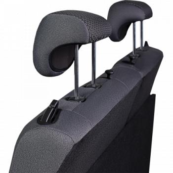 5 549 р. Комплект чехлов для сидений (ЦЗС Жаккард) Дублин Lord Autofashion Daewoo Nexia дорестайлинг (1995-2008) (серый, вставка Сеул серая)  с доставкой в г. Пермь. Увеличить фотографию 8