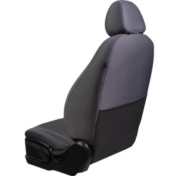 5 399 р. Комплект чехлов для сидений (РЗСиС 60/40 2Г Жаккард) ДУБЛИН Lord Autofashion Ford Fusion 1 хэтчбэк дорестайлинг (2002-2005) (серый, вставка Сеул серый)  с доставкой в г. Пермь. Увеличить фотографию 2