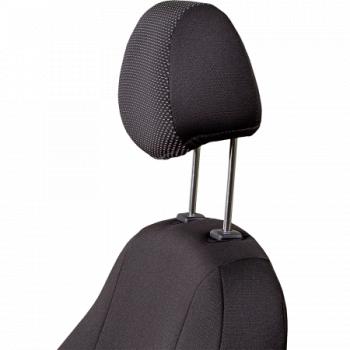 5 399 р. Комплект чехлов для сидений (РЗСиС 60/40 2Г Жаккард) ДУБЛИН Lord Autofashion  Лада Гранта Кросс  2194 (2018-2025) (черный, вставка Ёж белая)  с доставкой в г. Пермь. Увеличить фотографию 2