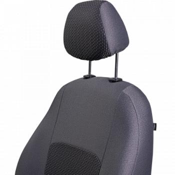 4 849 р. Комплект чехлов для сидений (РЗС 60/40 3Г Жаккард) Дублин Lord Autofashion Mitsubishi ASX дорестайлинг (2010-2012) (серый, вставка Сеул серая)  с доставкой в г. Пермь. Увеличить фотографию 10