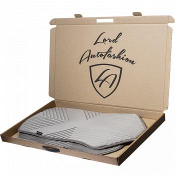 2 579 р. Накидка на сиденье (1 место Афины) ЛЮКС ст ВАН ВЭЙ Lord Autofashion   (серый, строчка серая)  с доставкой в г. Пермь. Увеличить фотографию 2