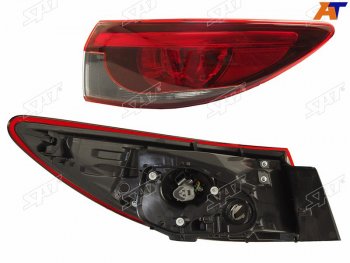 15 599 р. Фонарь задний правый (внешний) SAT Mazda 6 GJ 1-ый рестайлинг седан (2015-2018)  с доставкой в г. Пермь. Увеличить фотографию 2