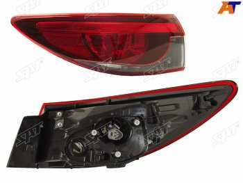 15 599 р. Фонарь задний левый (внешний) SAT Mazda 6 GJ 1-ый рестайлинг седан (2015-2018)  с доставкой в г. Пермь. Увеличить фотографию 2