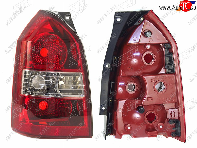 2 199 р. Фонарь задний левый SAT Hyundai Tucson JM (2004-2010)  с доставкой в г. Пермь