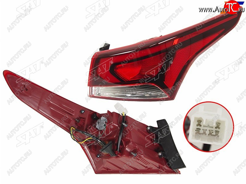 6 899 р. Фонарь задний правый (внешний, LED) SAT Hyundai Solaris HCR (2017-2020) седан дорестайлинг с доставкой в г. Пермь Увеличить фотографию 1 6 899 р. Фонарь задний правый (внешний, LED) SAT Hyundai Solaris HCR (2017-2020) седан дорестайлинг с доставкой в г. Пермь