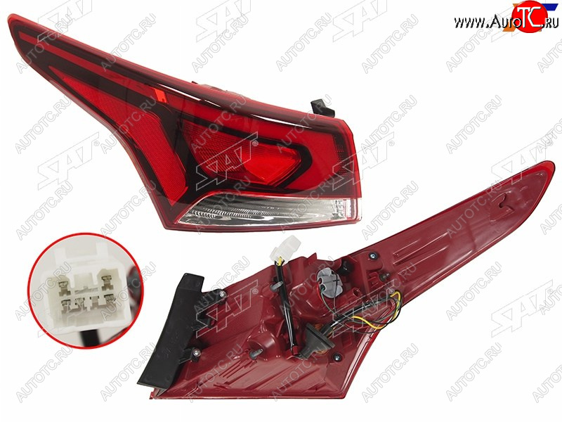 6 899 р. Фонарь задний левый (внешний, LED) SAT Hyundai Solaris HCR (2017-2020) седан дорестайлинг с доставкой в г. Пермь Увеличить фотографию 1 6 899 р. Фонарь задний левый (внешний, LED) SAT Hyundai Solaris HCR (2017-2020) седан дорестайлинг с доставкой в г. Пермь