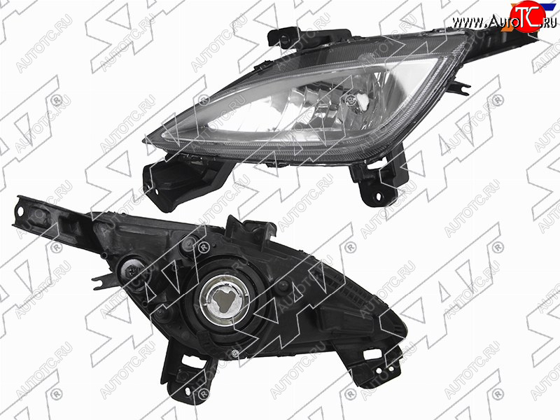 3 079 р. Левая противотуманная фара SAT Hyundai I30 2 GD дорестайлинг универсал (2011-2015)  с доставкой в г. Пермь