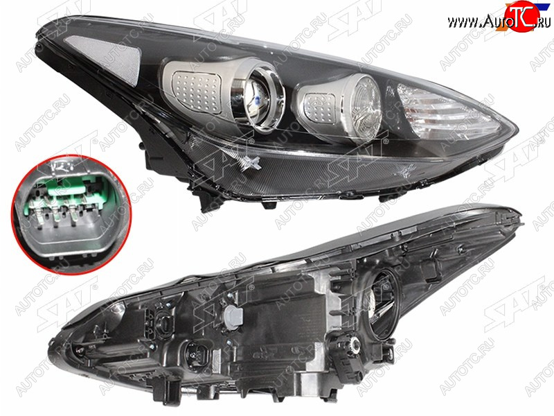 7 899 р. Фара правая (галоген, под электрокорректор) SAT KIA Sportage 4 QL (2016-2022) дорестайлинг, рестайлинг с доставкой в г. Пермь Увеличить фотографию 1 7 899 р. Фара правая (галоген, под электрокорректор) SAT KIA Sportage 4 QL (2016-2022) дорестайлинг, рестайлинг с доставкой в г. Пермь