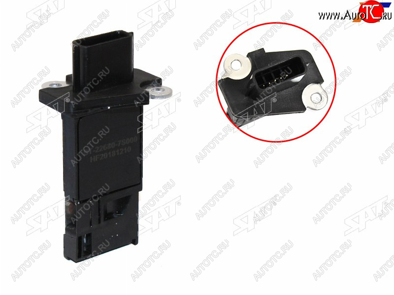 3 169 р. Датчик расхода воздуха ZD30YD25HR15HR16MR20QG13QG15QG18VQ25VQ35VQ37VQ40VK56QR25M9R NIS SAT ST-22680-7S000  с доставкой в г. Пермь