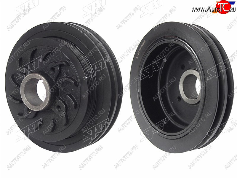4 899 р. Шкив коленвала HYUNDAI H-1STAREX 97-07PORTER 04-KIA BONGO 06-PREGIO 97-05 2001- двиг. D4BH4D56 SAT ST-23124-42030  с доставкой в г. Пермь
