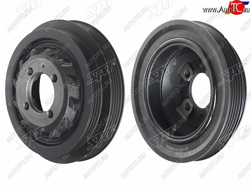 1 899 р. Шкив коленвала HYUNDAI TUCSON 04-10TRAJET 00-06SANTA FE SONATA 01-05KIA OPTIMAMAGENTIS 00-05SO SAT ST-23124-38000  с доставкой в г. Пермь