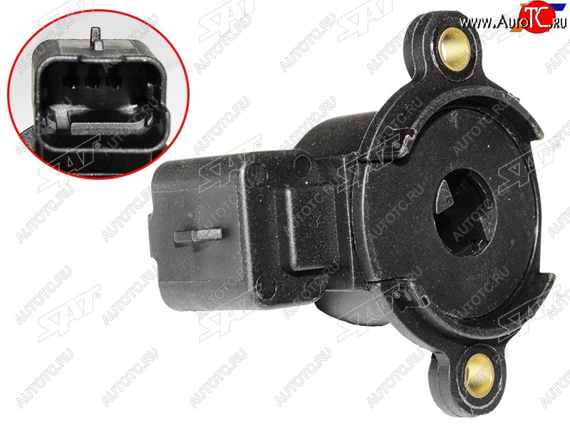 1 499 р. Датчик положения дроссельной заслонки PEUGEOT 306 93-02307 00-10406 95-04 CITROEN BERLINGO 96-11 SAT ST-250-0013  с доставкой в г. Пермь