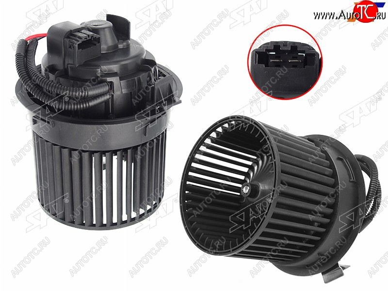 3 389 р. Мотор отопителя салона Nissan Almera 12-19  Renault Arkana 18-  Kaptur 16-20  Logan 14-22  Sande SAT ST-272102798R  с доставкой в г. Пермь