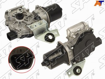 1 329 р. Мотор трапеции стеклоочистителя NISSAN ALMERA (RUS) 12-                                              SAT ST-28810-4AA0A  с доставкой в г. Пермь. Увеличить фотографию 1