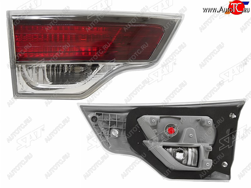 3 089 р. Левый фонарь (внутренний) SAT Toyota Highlander XU50 дорестайлинг (2013-2017)  с доставкой в г. Пермь