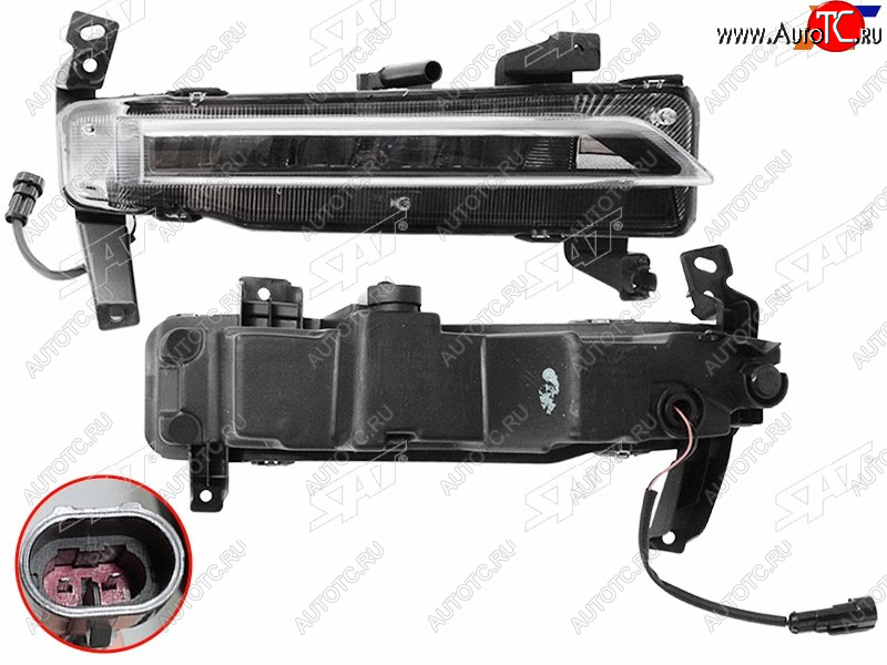 3 599 р. Ходовые огни Chery Tiggo 8 Pro 21-  Tiggo 8 Pro Max 22-24 (Слева) SAT ST-327-CHTG8PROL  с доставкой в г. Пермь