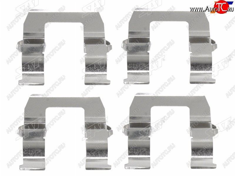137 р. Комплект монтажный тормозных колодок FR MITSUBISHI AIRTREKOUTLANDERCOLTLANCERGALANTPAJERO SAT ST-349-0023  с доставкой в г. Пермь