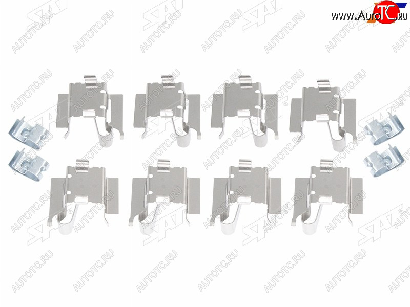 359 р. Комплект монтажный тормозных колодок RR TOYOTA CAMRY 70C-HRRAV4 18-LEXUS ES 18- SAT ST-349-0057  с доставкой в г. Пермь