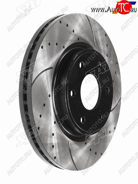 15 599 р. Диски тормозные передние перфорированный Ø358mm SAT  Nissan Patrol  6 (2010-2017) Y62 дорестайлинг, Y62 рестайлинг  с доставкой в г. Пермь