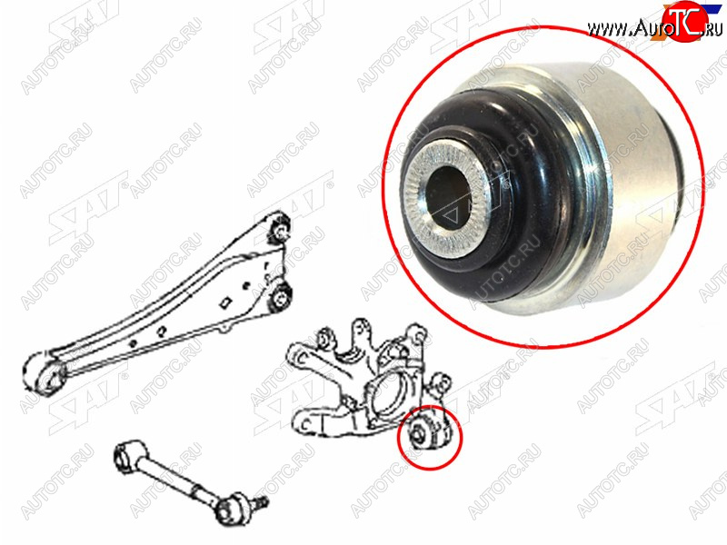 929 р. Сайлентблок Toyota Avensis (T270) 08-18  Corolla (E150) 06-13  Harrier (XU60) 17-20  RAV4 (XA30,X SAT ST-42304-42020U  с доставкой в г. Пермь