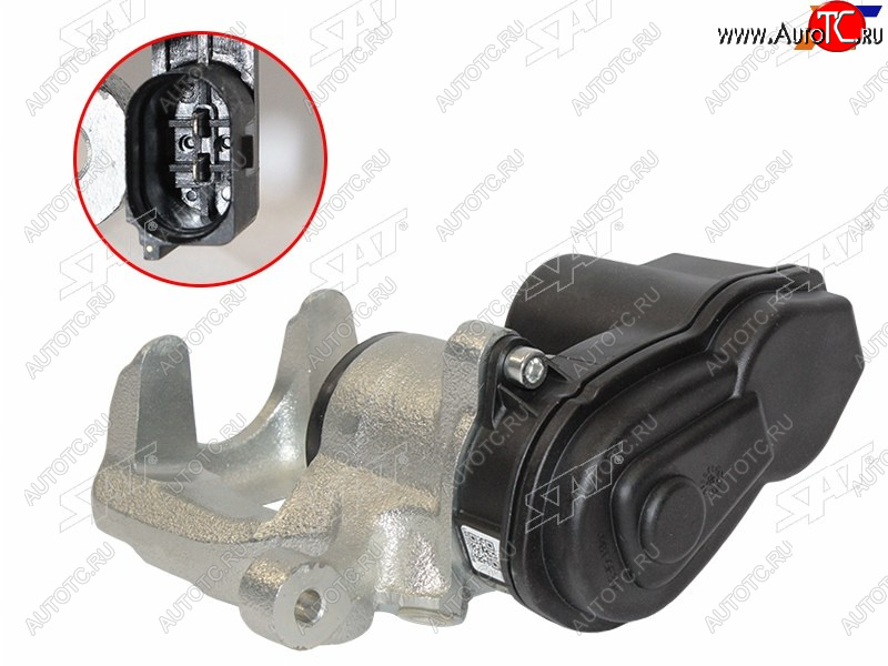 11 299 р. Суппорт тормозной задний RH SAT Nissan Qashqai 2 J11 дорестайлинг (2013-2019)  с доставкой в г. Пермь