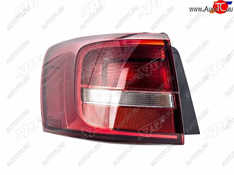 4 799 р. Фонарь задний левый SAT Volkswagen Jetta A6 седан рестайлинг (2015-2018)  с доставкой в г. Пермь