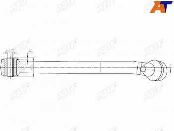 1 849 р. Рычаг FR нижний TOYOTA DUETDAIHATSU STORIAYRV 98- LH SAT ST-48069-97401  с доставкой в г. Пермь. Увеличить фотографию 1