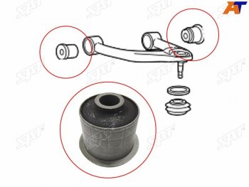 599 р. Сайлентблок Toyota Land Cruiser (J200) 07-21  Lexus LX 07-23  Toyota Sequoia 07-17  Tundra 06-22 SAT ST-48632-0C010  с доставкой в г. Пермь. Увеличить фотографию 1