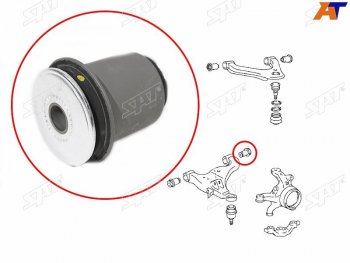 459 р. Сайлентблок Toyota Hilux Pick Up 04-20  Land Cruiser Prado (J120) 02-09  Noah 01-07  Voxy 01-07 SAT ST-48655-0K010  с доставкой в г. Пермь. Увеличить фотографию 1