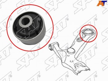 599 р. Сайлентблок переднего рычага задний TOYOTA RAV4 05-ESTIMAPREVIATARAGO 06-ALPHAR SAT ST-48655-28030  с доставкой в г. Пермь. Увеличить фотографию 1