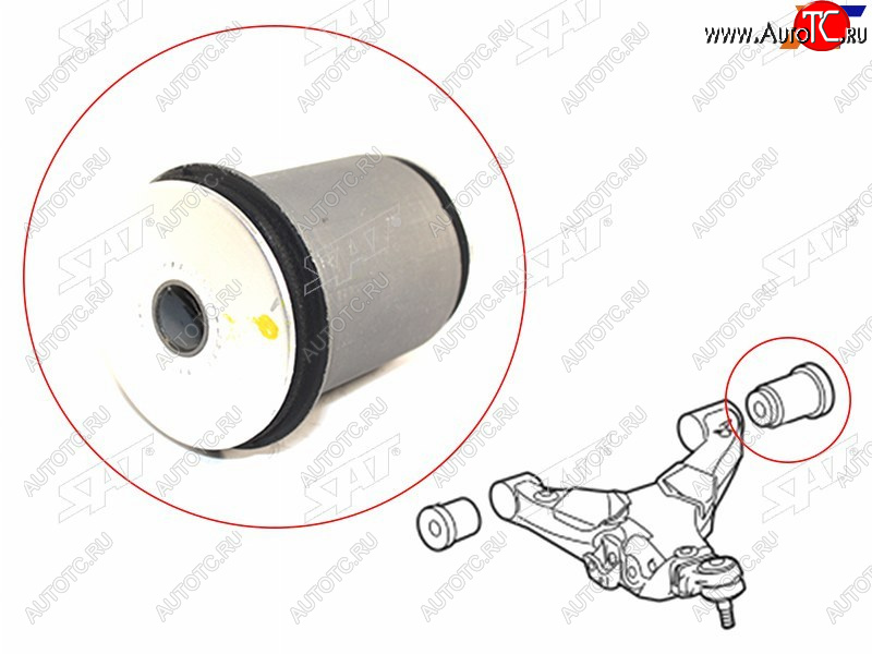 1 359 р. Сайлентблок Toyota Land Cruiser (J200) 07-21  Lexus LX 07-23  Toyota Sequoia 07-17  Tundra 06-22 SAT ST-48655-60040  с доставкой в г. Пермь