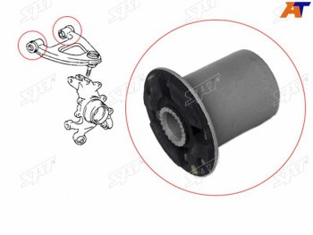 399 р. Сайлентблок заднего  верхнего рычага TOYOTA MARK 2CHASERCRESTA GX100 1996-2001                     SAT ST-48702-30090  с доставкой в г. Пермь. Увеличить фотографию 1