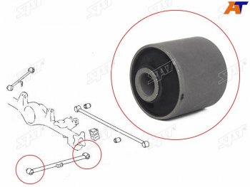 379 р. Сайлентблок задней нижней продольной тяги TOYOTA LAND CRUISER PRADO 02-14HILUXSURF 02-FJ CRUISER SAT ST-48725-35020  с доставкой в г. Пермь. Увеличить фотографию 1
