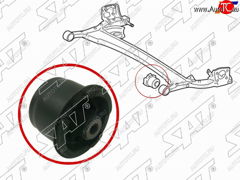 849 р. Сайлентблок Toyota Corolla (E180) 12-19  Corolla Fielder (E160) 12-  Prius (ZVW30,ZVW50) 09-23  R SAT ST-48725-52060  с доставкой в г. Пермь