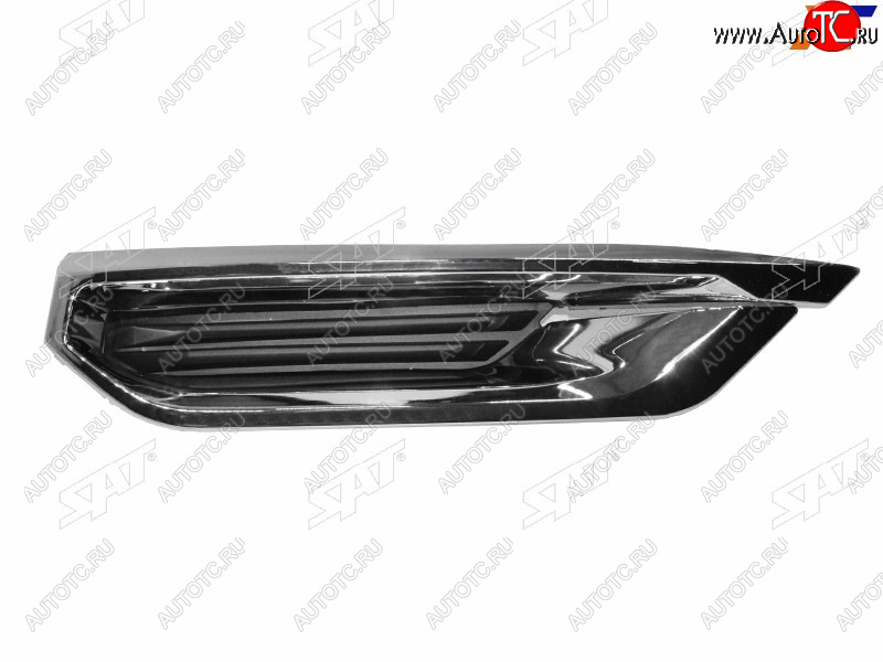 1 599 р. Молдинг бампера заднего HAVAL F7F7x 19-22 LH хром SAT ST-50-0047  с доставкой в г. Пермь