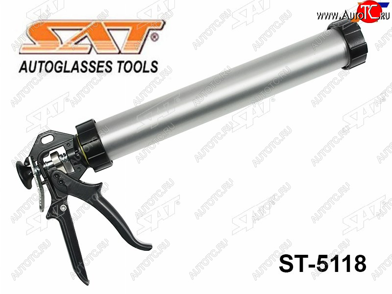3 399 р. Ручной механический пистолет для фолиевых туб 600ml SAT ST-5118  с доставкой в г. Пермь