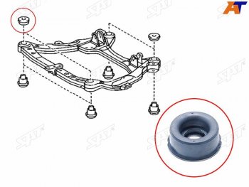 231 р. Сайлентблок Toyota Harrier (XU30) 03-13  Lexus RX 03-15  Toyota Highlander 00-07  Kluger V 00-07 SAT ST-52213-28020  с доставкой в г. Пермь. Увеличить фотографию 2