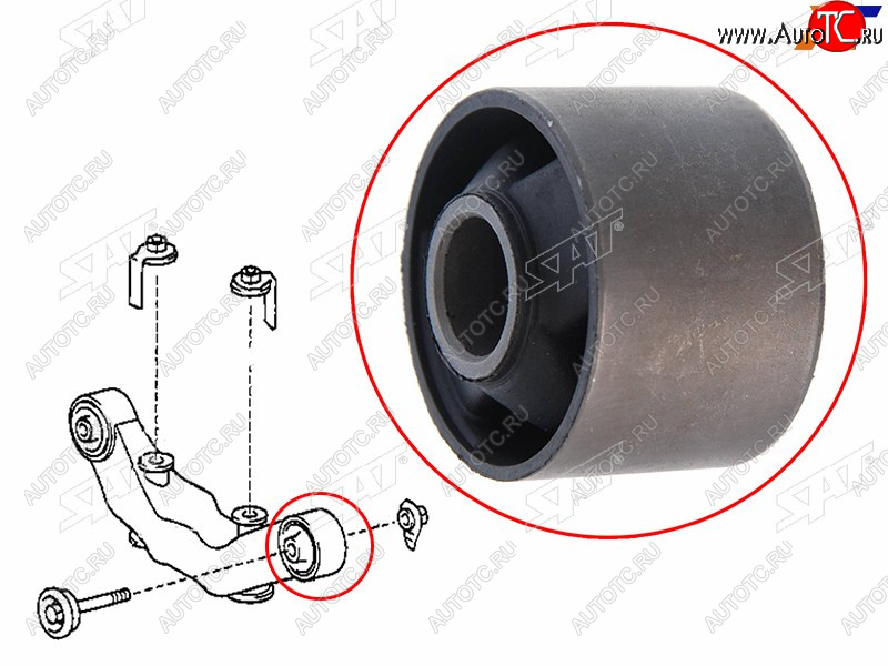 629 р. Сайлентблок Toyota Allion (T260) 07-21  Harrier (XU10,XU30) 97-13  Premio 07-21  Wish 03-17  Lex SAT ST-52380-48040B  с доставкой в г. Пермь