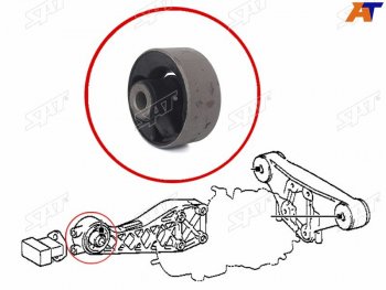 819 р. Сайлентблок Toyota Noah 01-13  Voxy 01-13  Estima 00-05  Gaia 98-04 SAT ST-52380-44010  с доставкой в г. Пермь. Увеличить фотографию 1