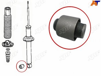 257 р. Сайлентблок Honda Accord 97-03  Avancier 99-03  Inspire 98-03  Saber 98-03 (Зад) SAT ST-52622-S84-A01  с доставкой в г. Пермь. Увеличить фотографию 1