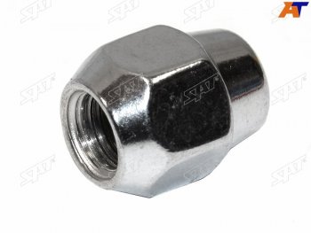 148 р. Гайка колесная HYUNDAI SOLARIS 11-ELANTRA 06-ACCENT 05-SONATA 06-SANTA FE 00- SAT ST-52950-14140  с доставкой в г. Пермь. Увеличить фотографию 1