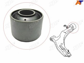 299 р. Сайлентблок RR переднего нижнего рычага NISSAN ADWIGROADALMERASYLPHYPULSARSUNNY 00- SAT ST-54570-4M410  с доставкой в г. Пермь. Увеличить фотографию 2