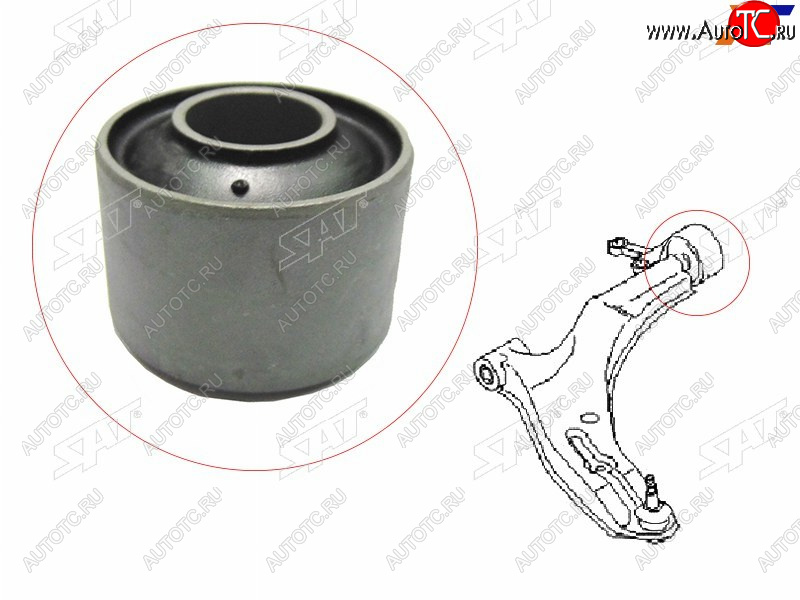 299 р. Сайлентблок RR переднего нижнего рычага NISSAN ADWIGROADALMERASYLPHYPULSARSUNNY 00- SAT ST-54570-4M410  с доставкой в г. Пермь