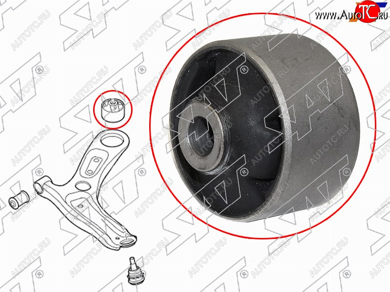 449 р. Сайлентблок Hyundai Elantra 00-16  ix35 13-15  Santa Fe 05-19  Solaris 10-20  Kia Carnival 06-14 SAT ST-54584-H5000  с доставкой в г. Пермь