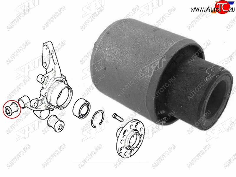 247 р. Сайлентблок Hyundai Tucson 04-09  Kia Sportage 06-10 SAT ST-55227-2E500  с доставкой в г. Пермь