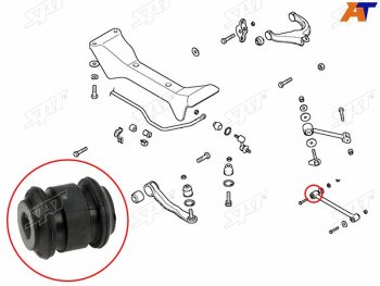 223 р. Сайлентблок задней поперечной тяги  HYUNDAI SONATA (EF) 01-13KIA OPTIMAMAGENTIS 01-05              SAT ST-55254-38000  с доставкой в г. Пермь. Увеличить фотографию 1